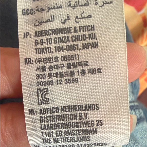 Abercrombie & Fitch Blue Cropped Denim Jacket - Picture 5 of 5